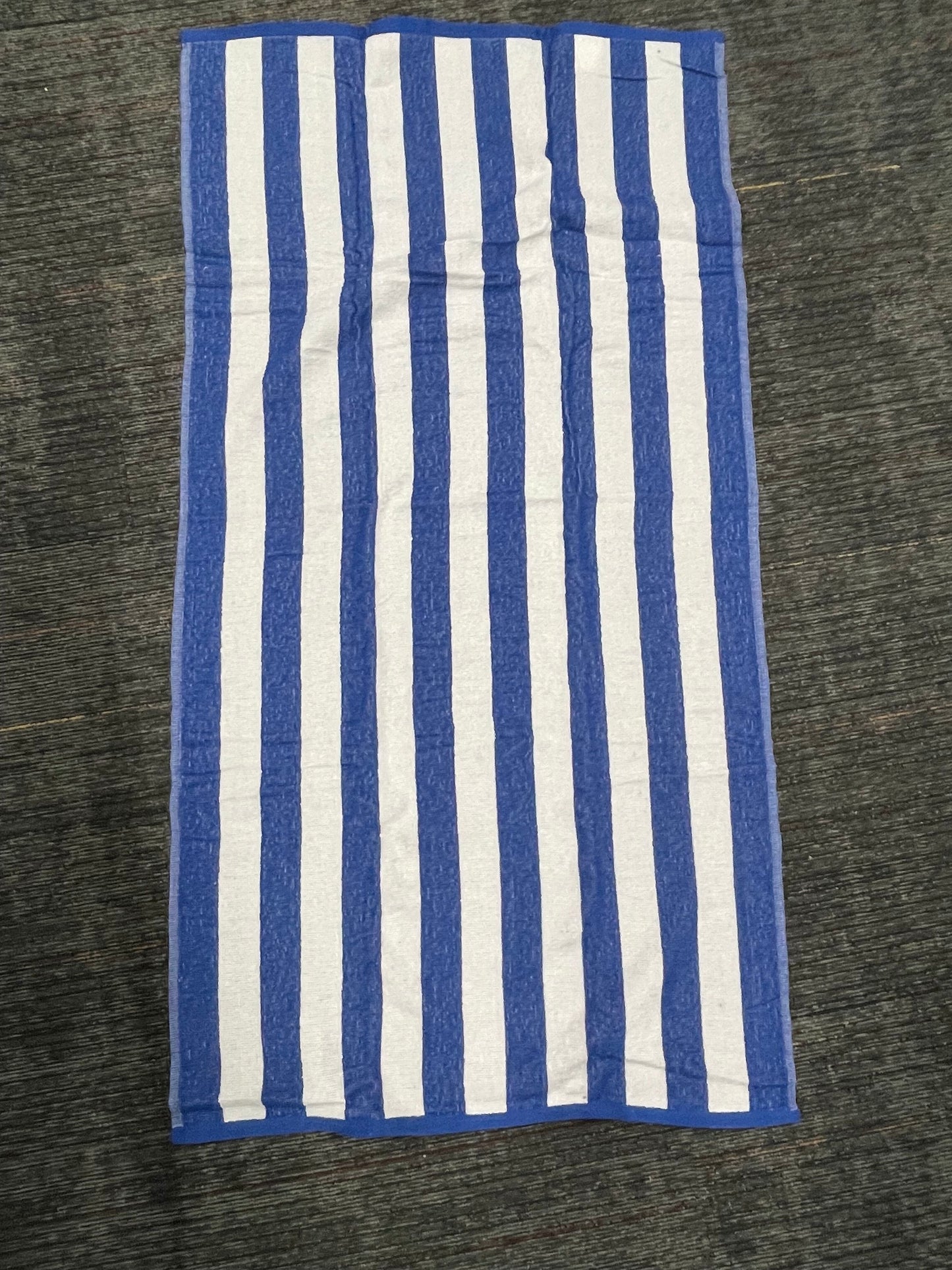 TW3220 27"x54" Cabana Royal Stripe Beach Towel