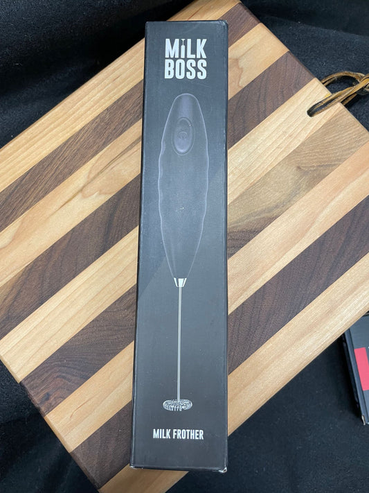 Milk Boss (Batteries Included) Double Grip Milk Frother