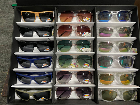 SP17SDP0L Plastic Glare Blocking Polarized Sunglasses