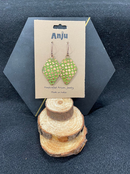 Copper Patina Earrings