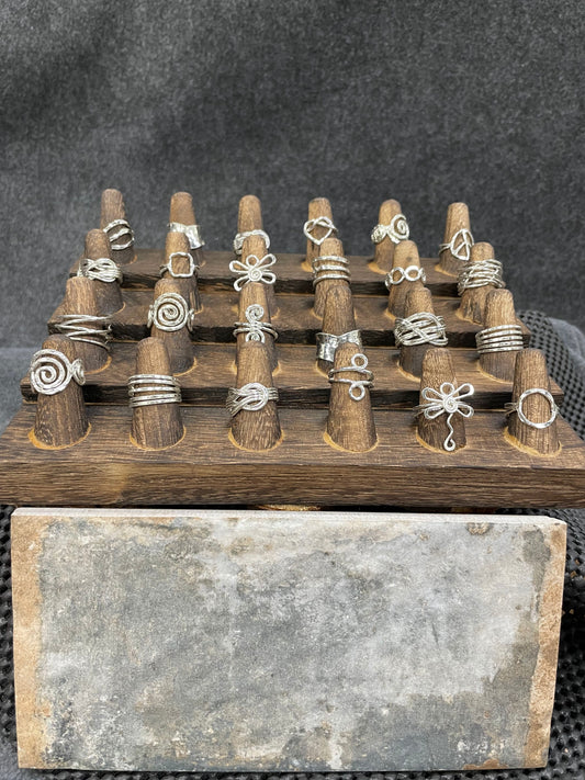 Silver Adjustable Rings